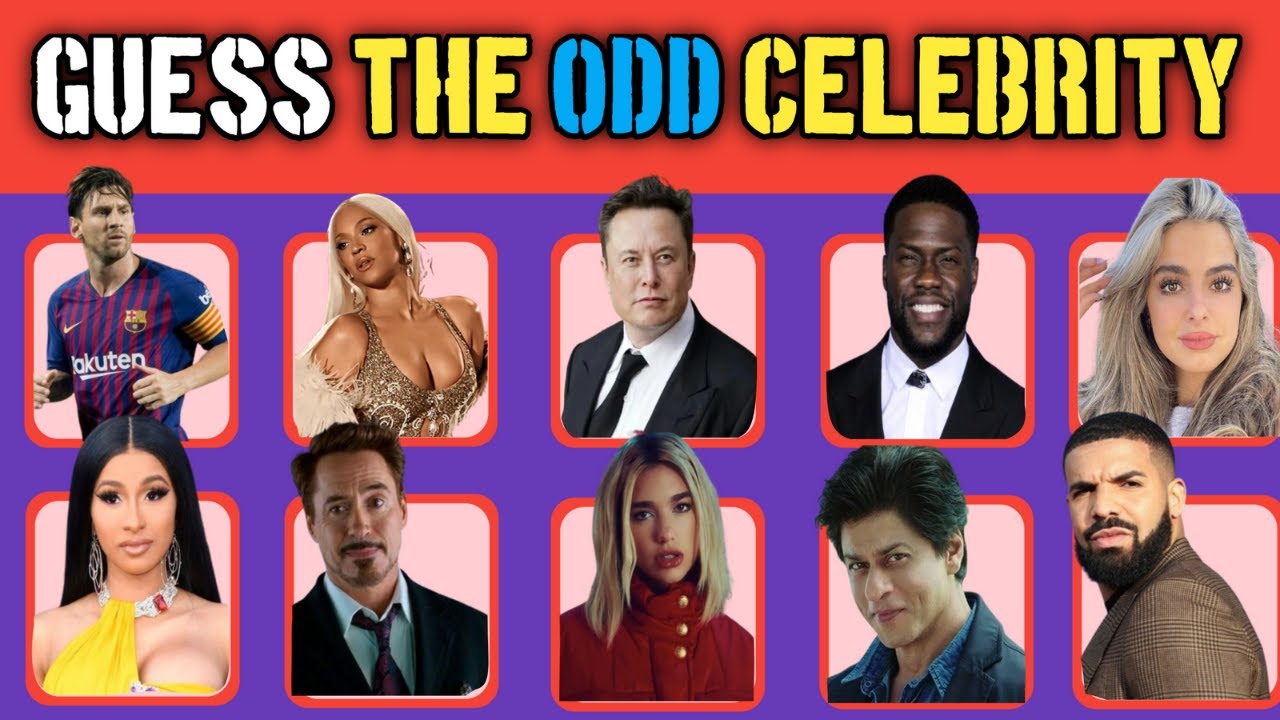 Spot the Odd Celebrity Out! 🔥 | Only 1% Can Get All Right!