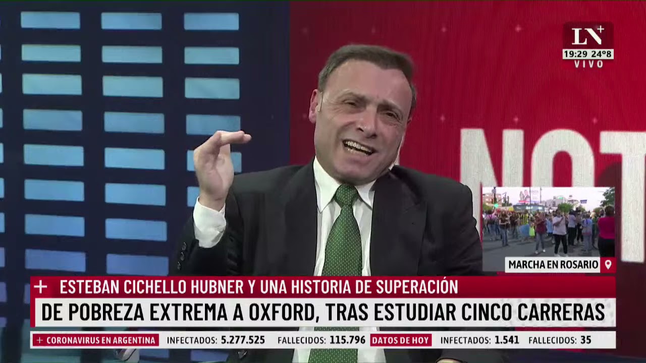 La historia de vida de Esteban Cichello Hubner: de la pobreza extrema a Oxford
