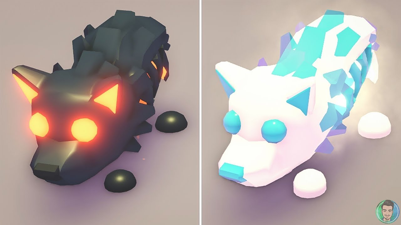 Lava vs Ice Wolf Comparison - Adopt Me New Update