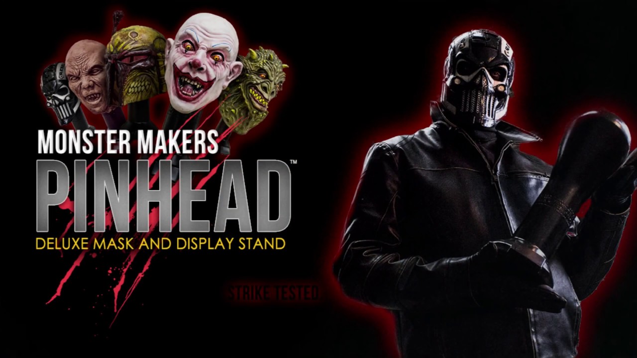 Pinhead Deluxe Mask and Display Stand  | The Monster Makers, Inc.