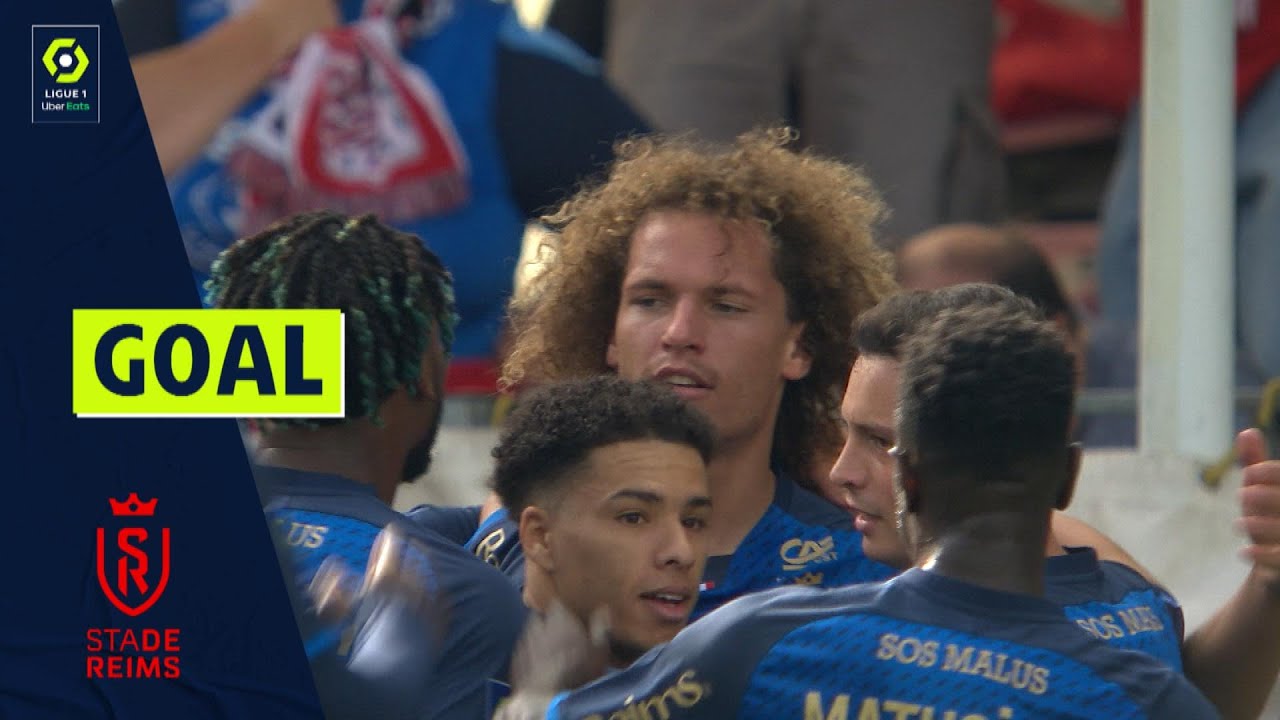 Goal Wout FAES (12' - SdR) STADE BRESTOIS 29 - STADE DE REIMS (1-1) 21/22