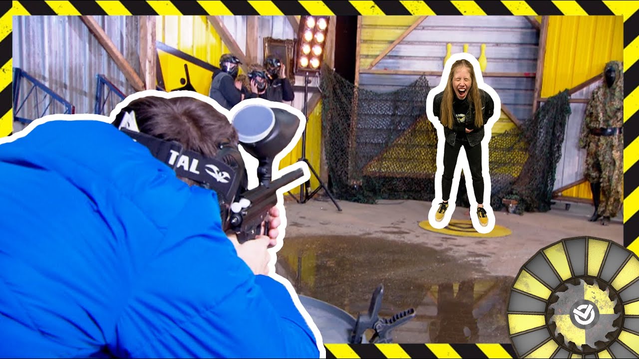 HOE KUN JE PAINTBALLEN ZONDER PIJN?! - CHECKPOINT ROULETTE