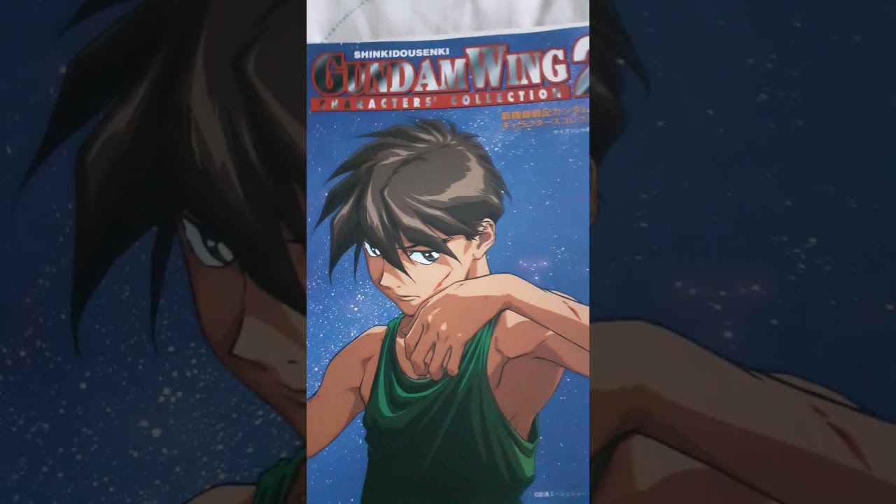 Book Gundam Wing 1& 2 Caracters' collection