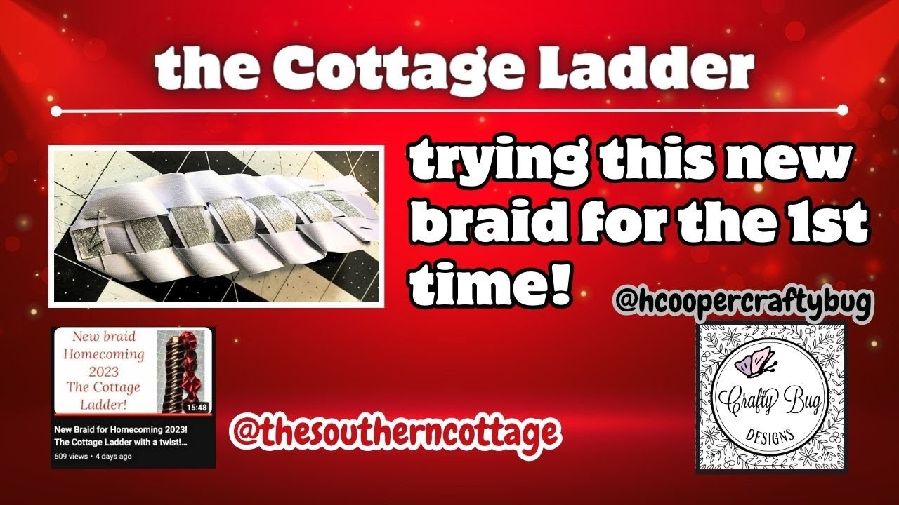 trying the COTTAGE LADDER for the first time! @thesoutherncottage #thecottageladder #homecomingmums