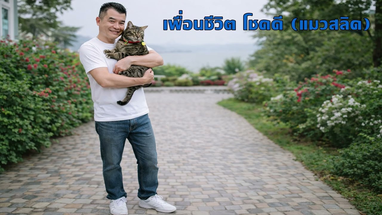 เพื่ิอนชีวิต โชคดี แมวสลิด