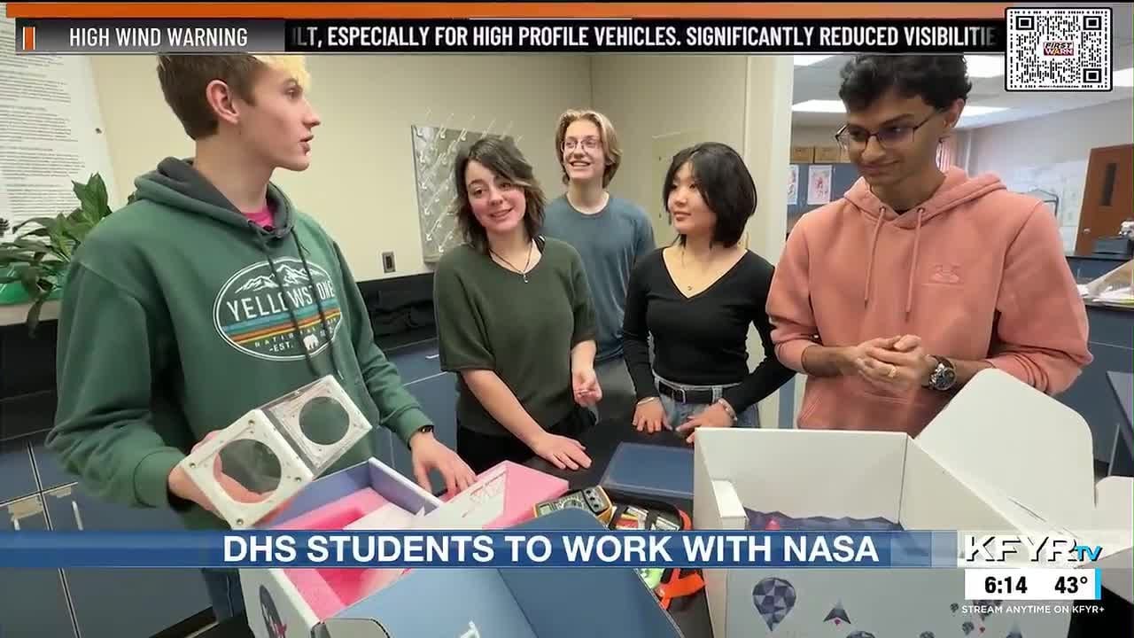 Dickinson High School students among 60 teams nationwide to win NASA Student Tech Rise Challenge