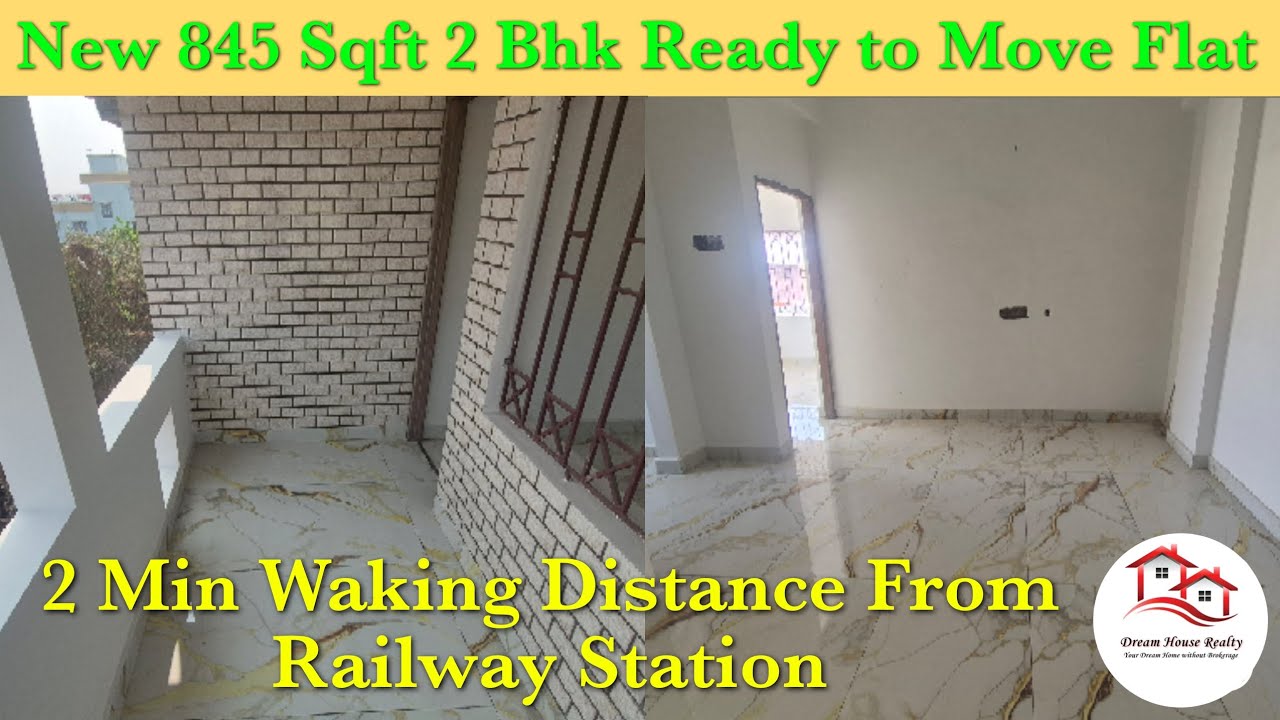 845 Sqft North East Facing New 2 Bhk Ready to Move Flat Only 2 Min Waking Distance From Railway Sta