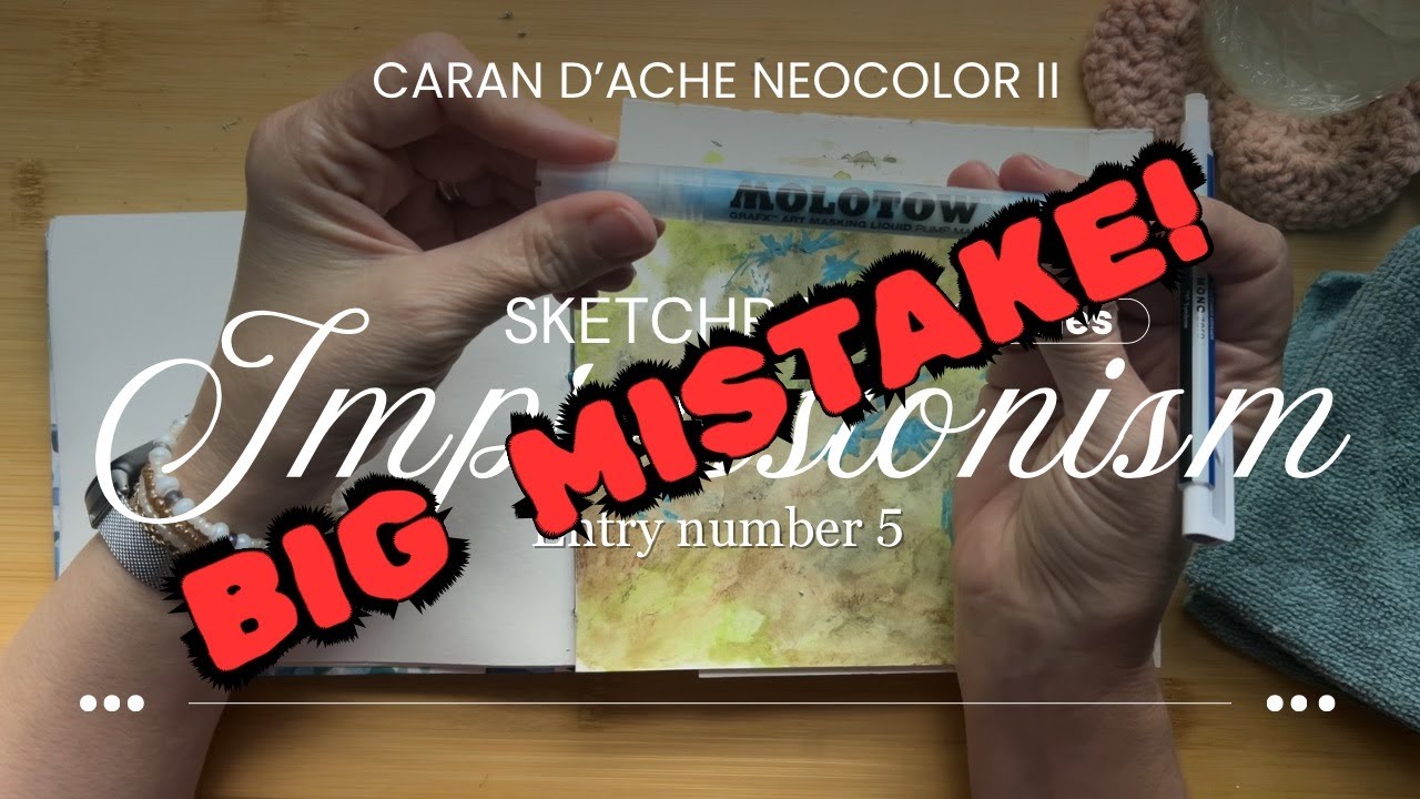 Molotow Mistake | Caran d’Ache Neocolor II | Entry 5