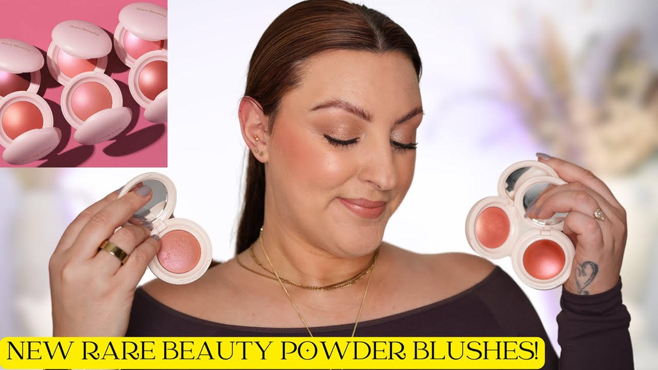 RARE BEAUTY SOFT PINCH LUMINOUS POWDER BLUSHES!