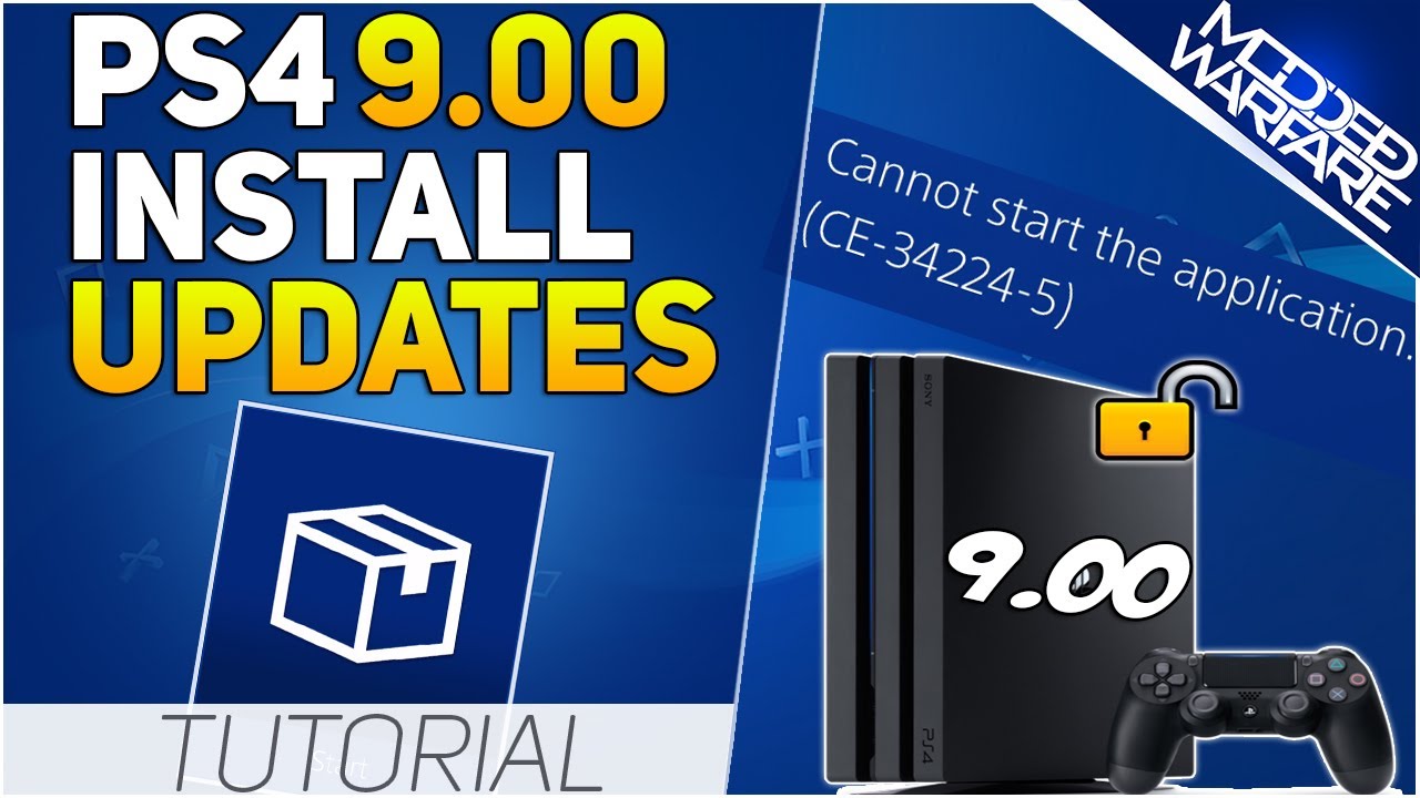Установка игровых патчей PS4 на джейлбрейк 9.00