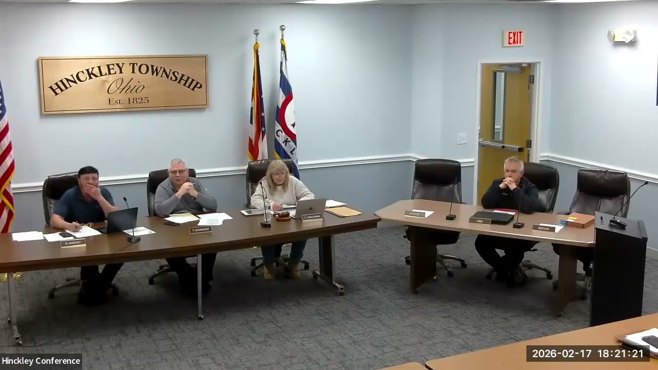 02/17/2026 Trustee Special Meeting - Public Hearing Re: Zoning Text Amendments