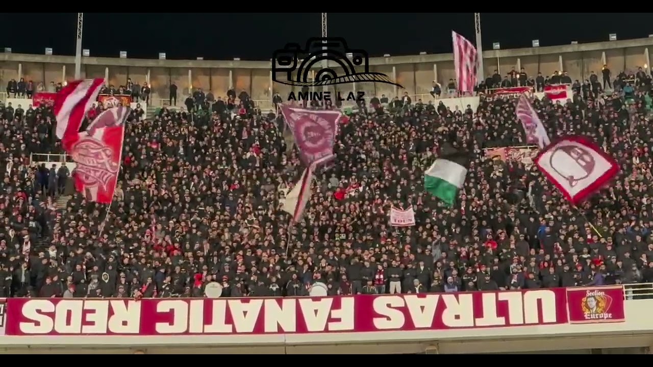 Ambiance Wled El hamra ❤️🤍 [ Ultras Fanatic Reds - Belouizd'ADN ]