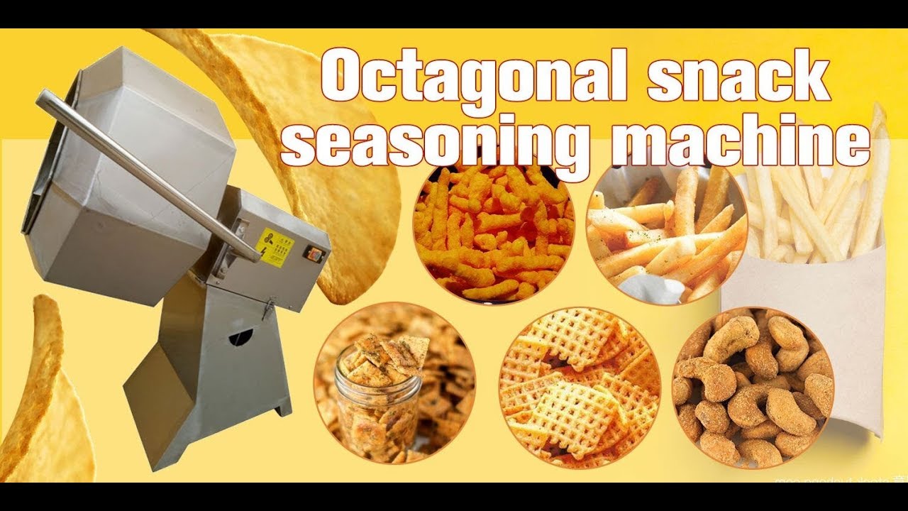 Advanced puff food seasoning fried food seasoning machine outlet