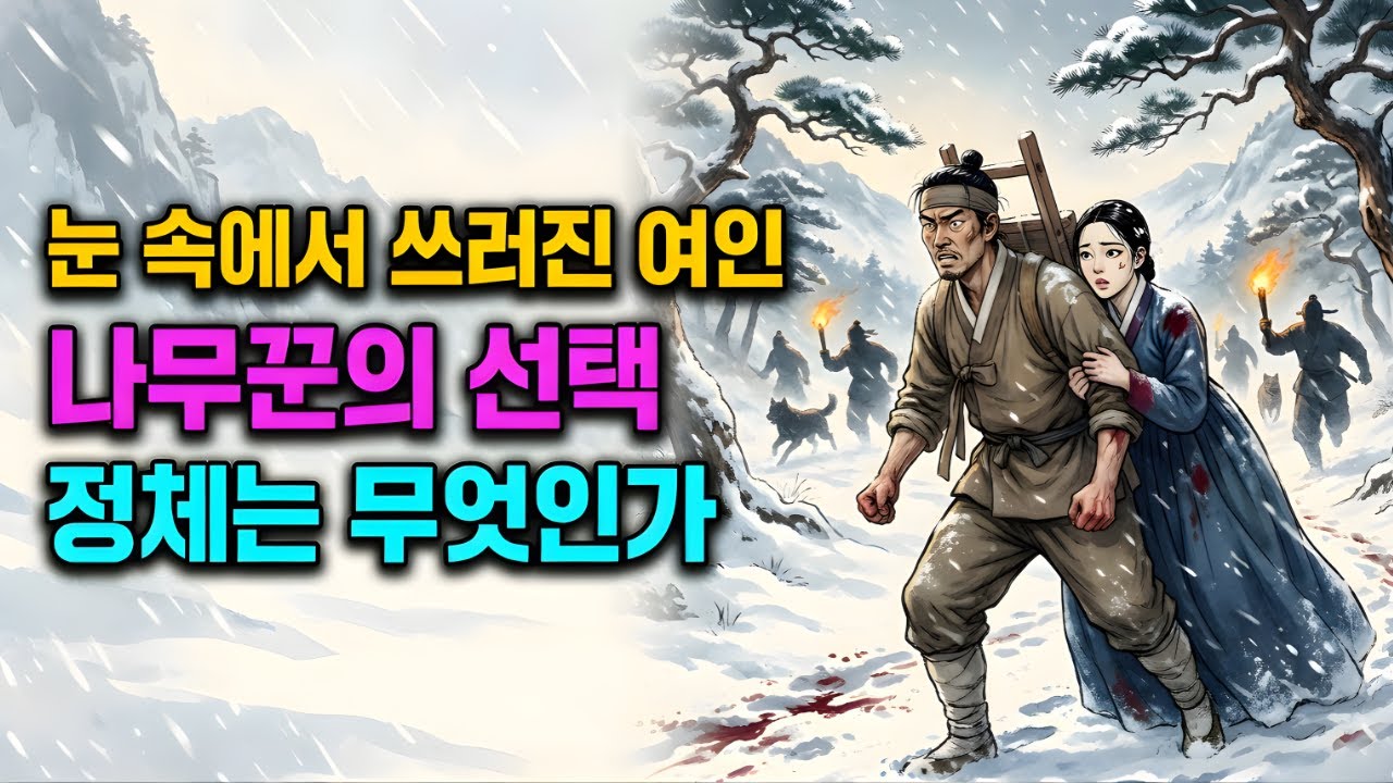 눈 속에서 여인을 구한 나무꾼, 그 선택의 대가는 정체였다 | 야담 | 조선야담 | 민담 | 설화 | 전래동화 | 오디오북