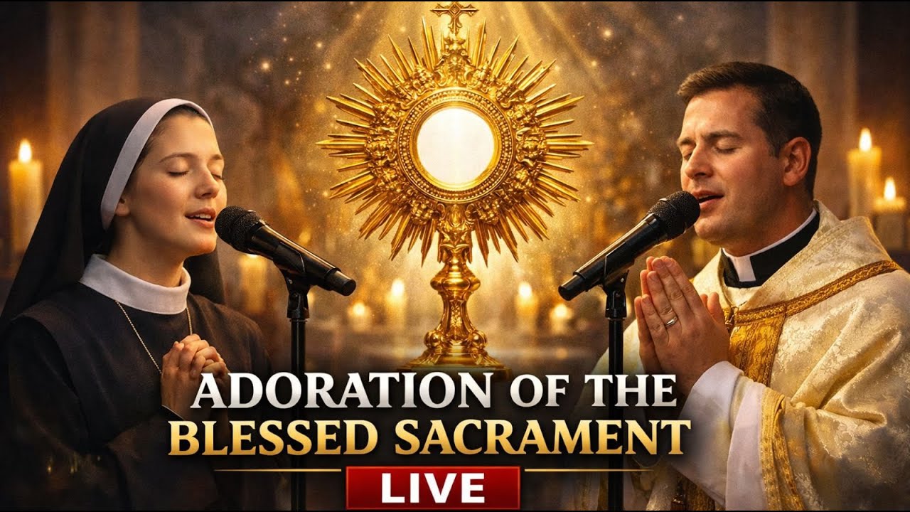 Adoration of the Blessed Sacrament LIVE | Deep Catholic Adoration & Encounter with the Eucharist