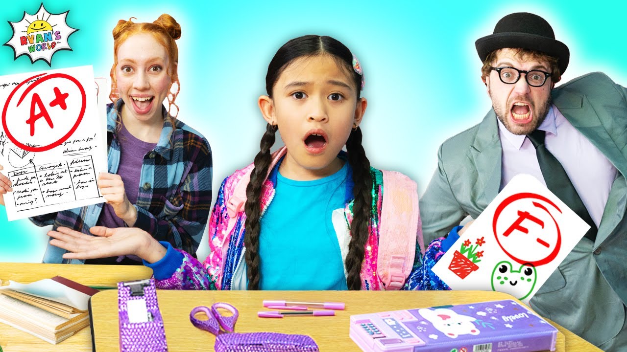 GOOD Student vs BAD Student at School Challenge!