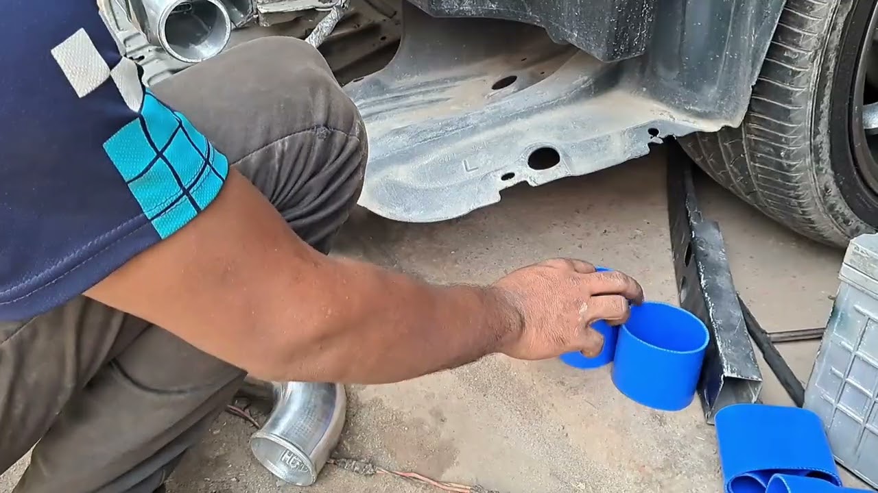 Toyota #chaser jzx100 engine 1JZGTE GReddy intercooler fitting work 🇧🇩