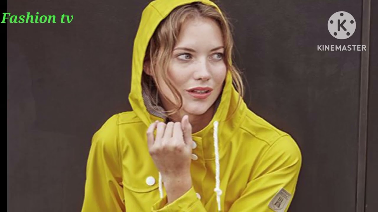 Новые привлекательные, превосходные прозрачные дождевики @fashiontv