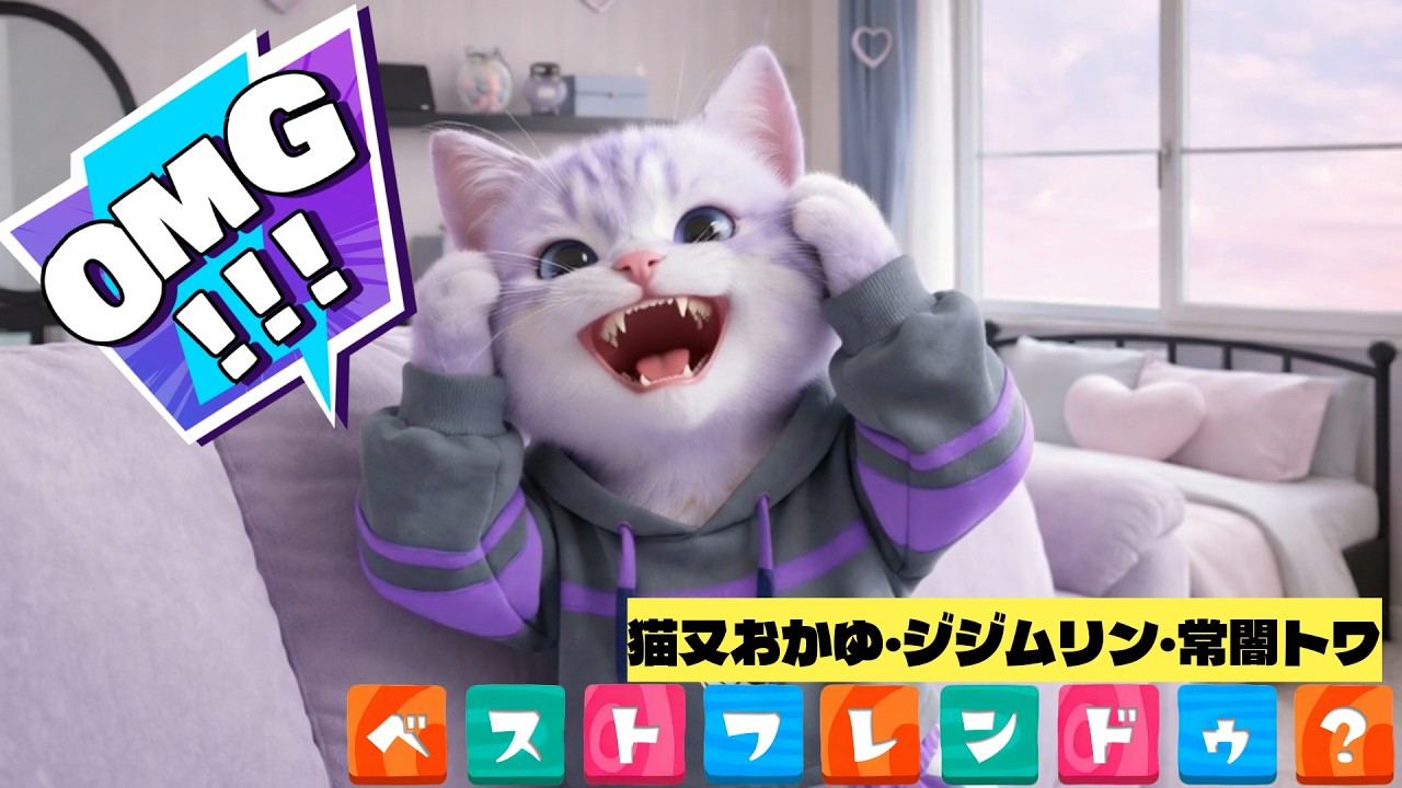 言葉の壁で大変なことになっちゃった！おかゆ＆ジジが仰天❌❌❌フレンド宣言にトワ様唖然・・・真相は！猫又おかゆ・/ジ・ムリン/常闇トワ/ホロライブ切り抜き/【 #ホロ新春ゲーム祭2026 】