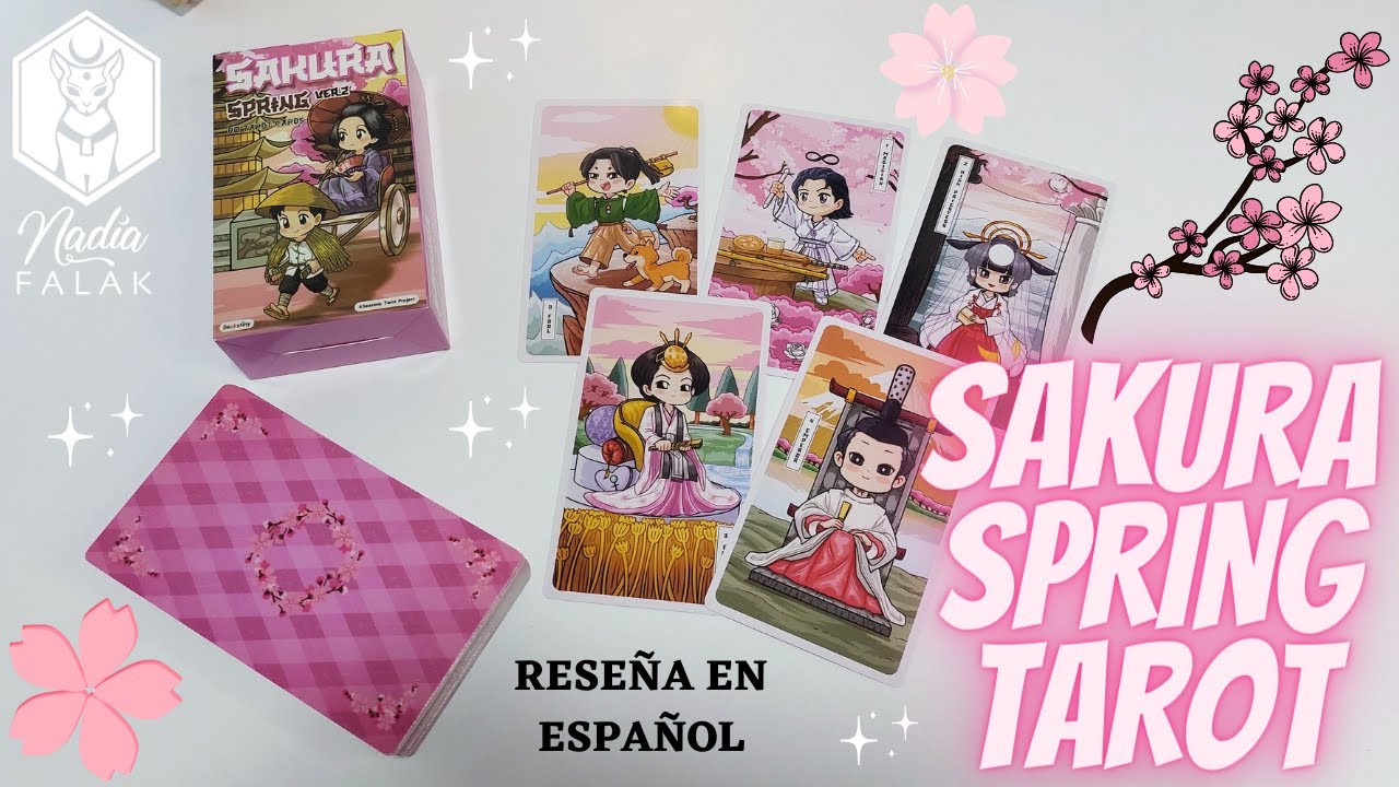 🌸 Sakura Spring Tarot (Alternativo) 🌺 Unboxing y Reseña ✨ Nadia Falak