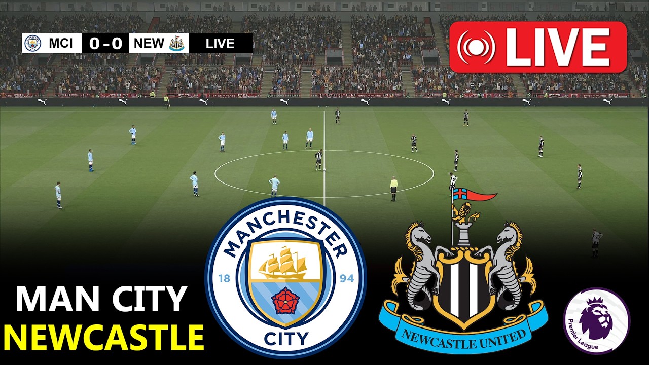 🔴LIVE : Manchester City vs Newcastle United | English Premier League 2026 | PES 21 Simulation