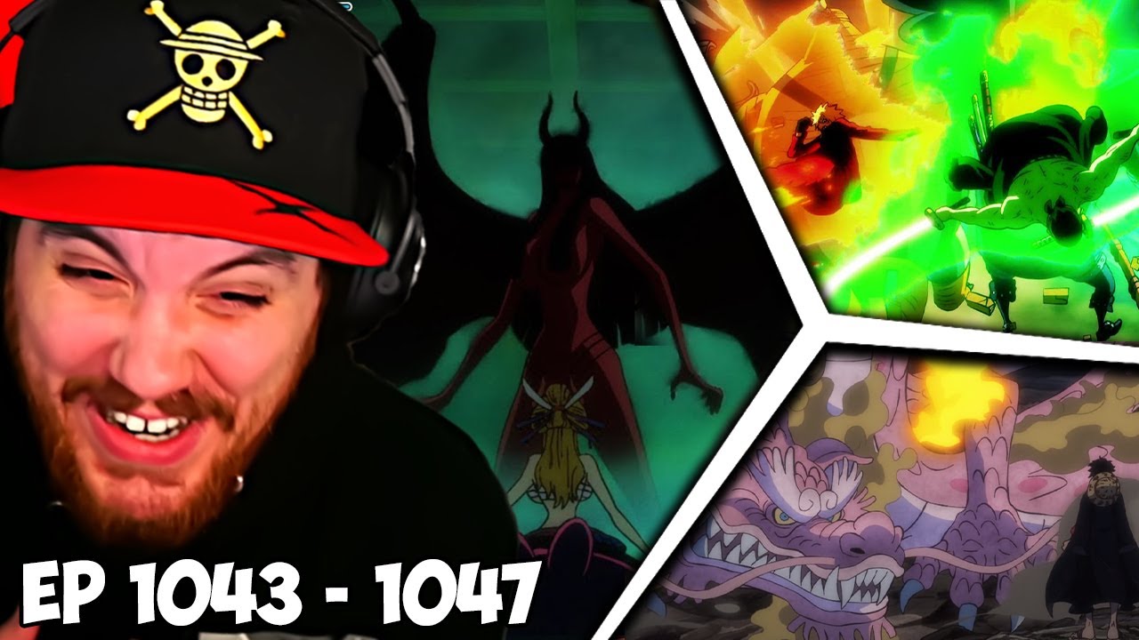 One Piece Episode 1043, 1044, 1045, 1046, 1047 Reaction - THE STRAW HATS AIN'T PLAYING NO MORE!