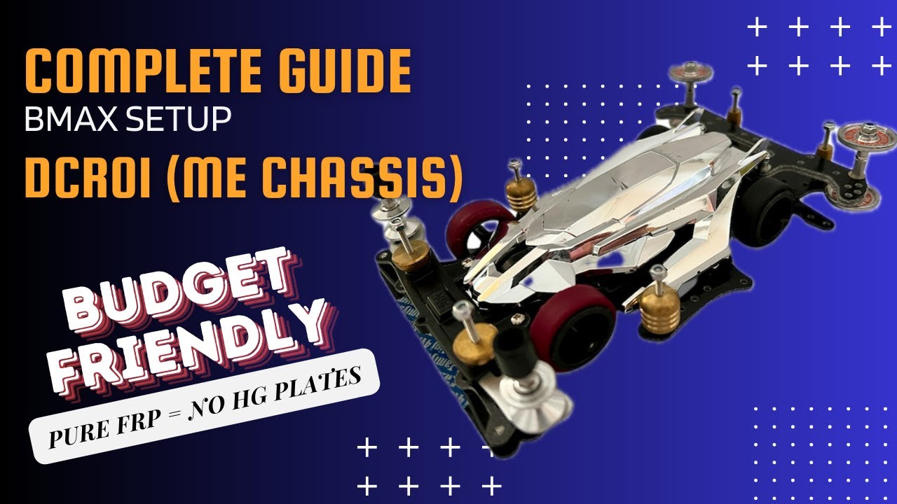 Tamiya Mini 4WD - DCR01 (ME Chassis) Budget BMAX Build + Test Run