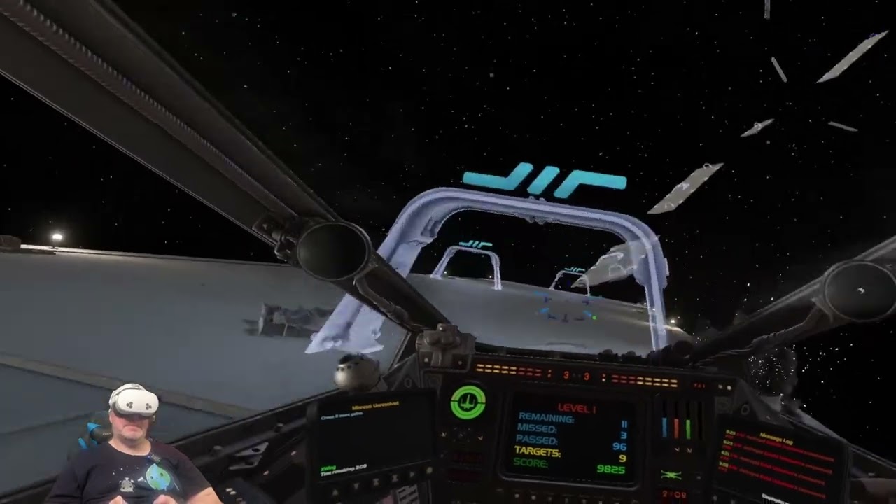 X Wing in VR with XWVM and Virtual Desktop on Quest 3S