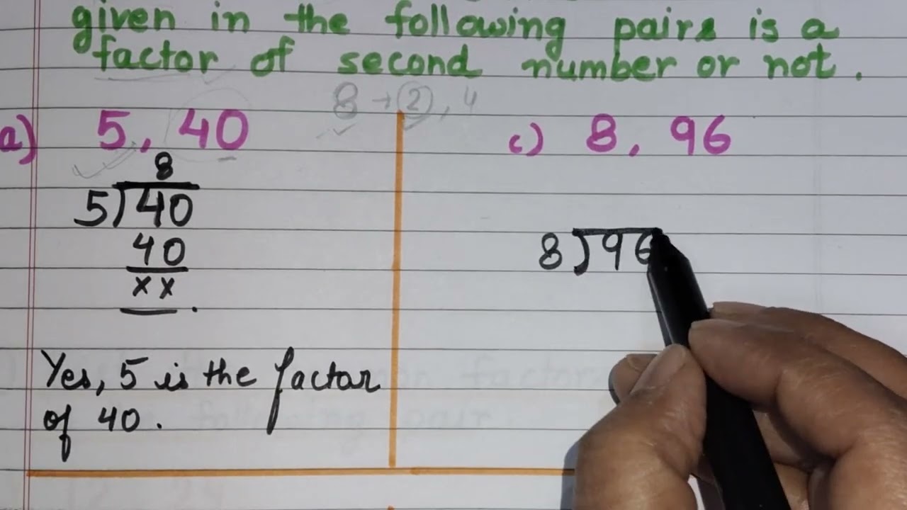 Class 4 Chapter 6 Factors and Multiples       Exercise 6 ( b) Part -3