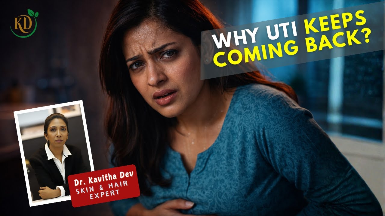 Why Does UTI Keep Coming Back? Ayurvedic Causes & Home Remedies | Dr. Kavitha Dev