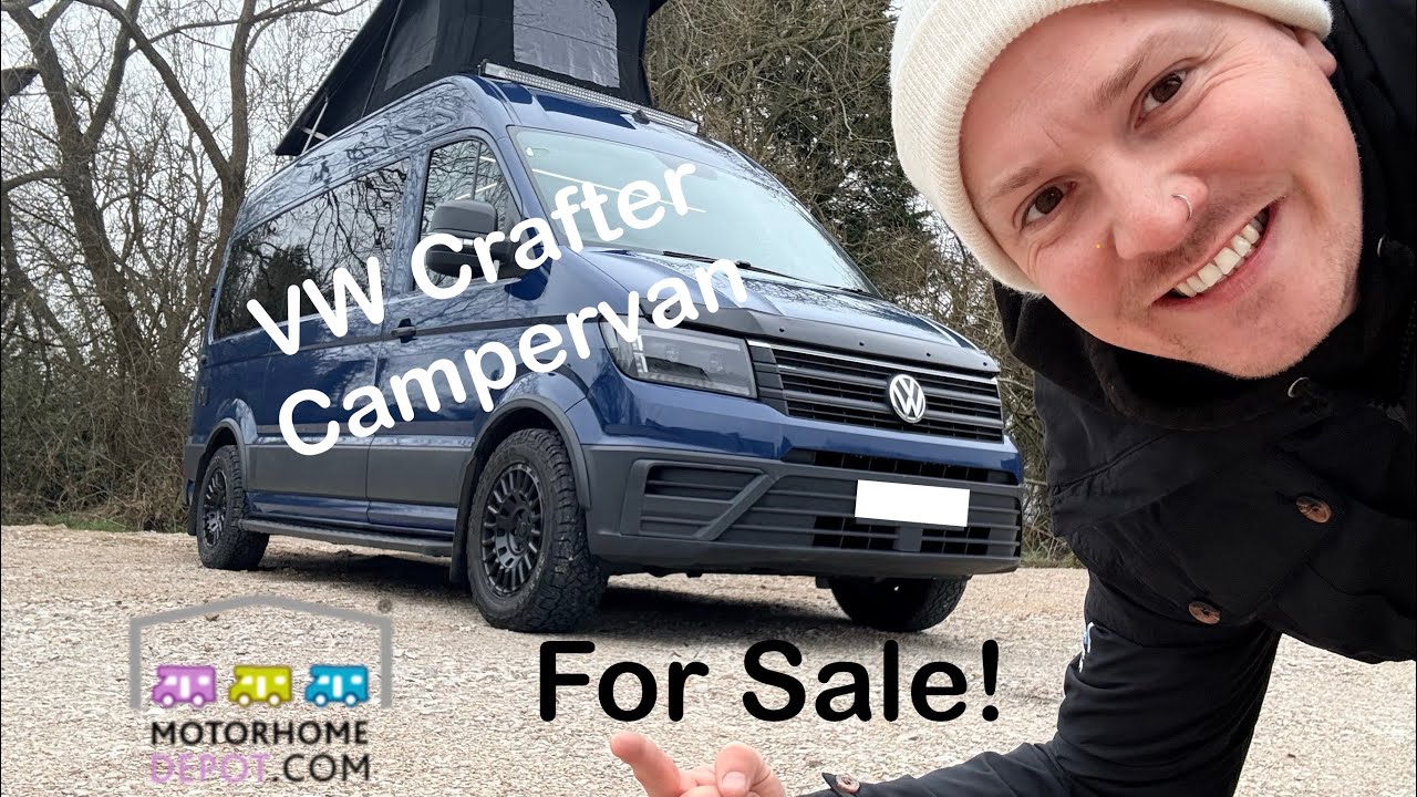 VW Crafter 4 Berth Pop Top Campervan For Sale 