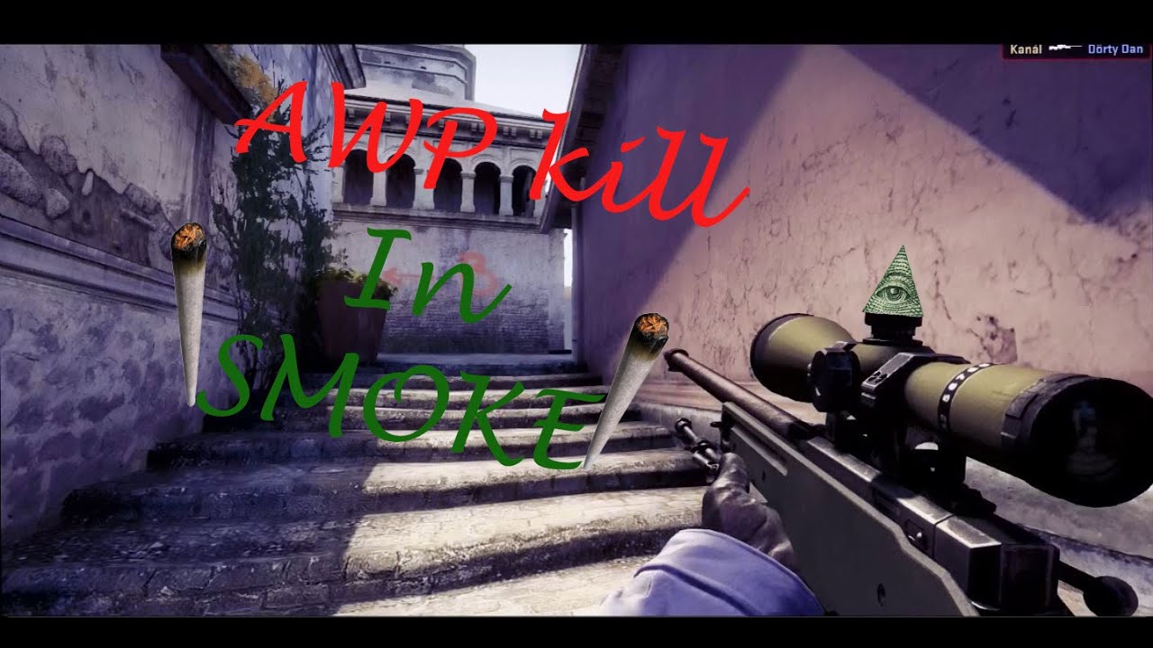 CSGO Lucky AWP smoke kill