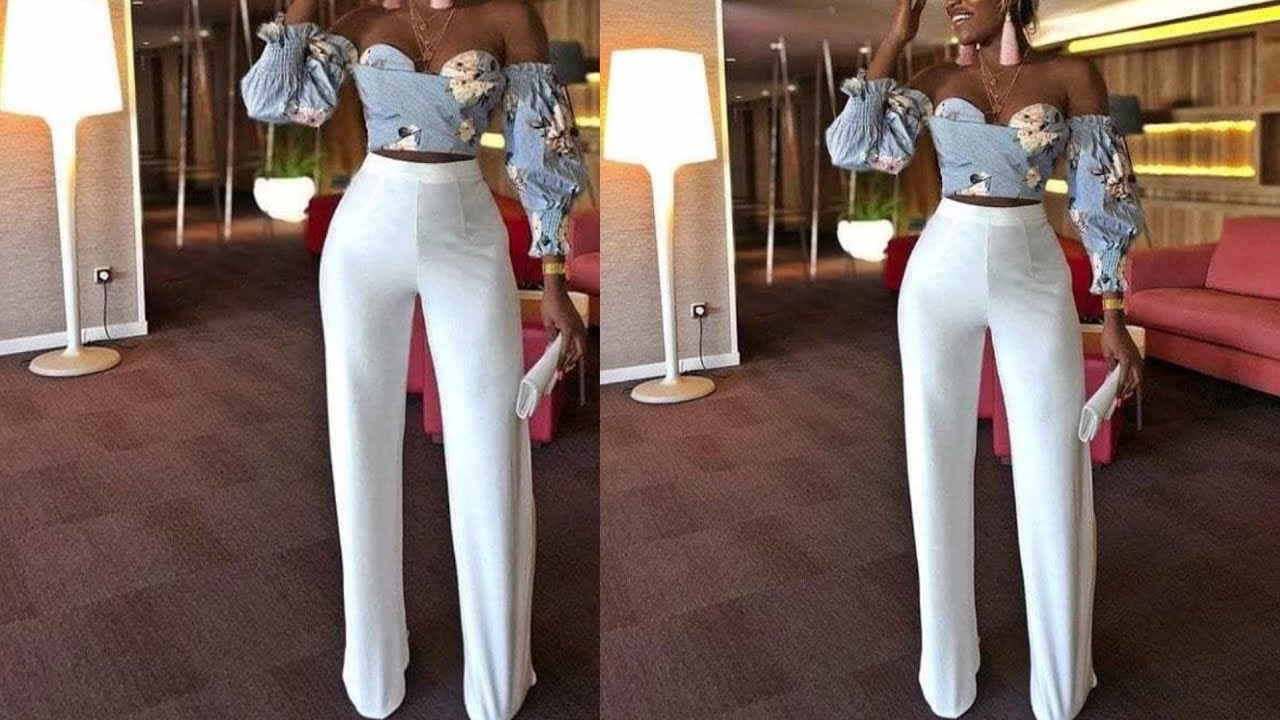 How to cut and sew a trouser/palazzo trouser