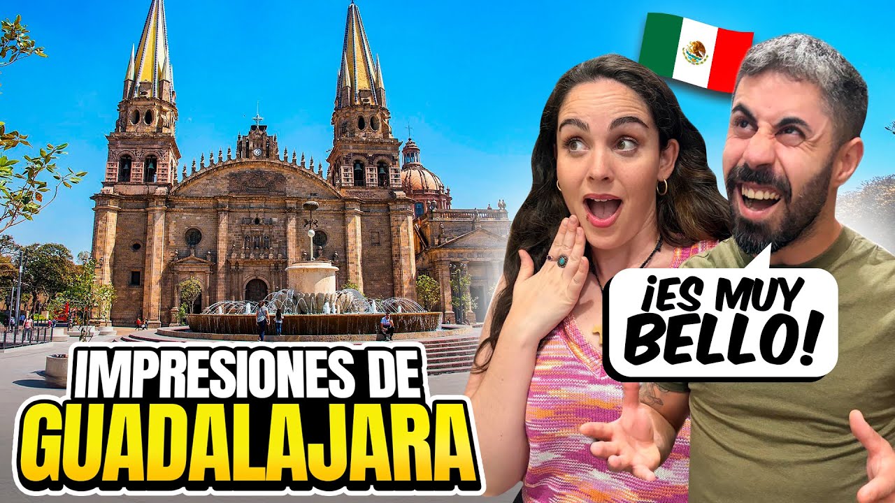 😱PRIMERAS IMPRESIONES de GUADALAJARA 🇲🇽 PROBAMOS TACOS DORADOS por PRIMERA VEZ!