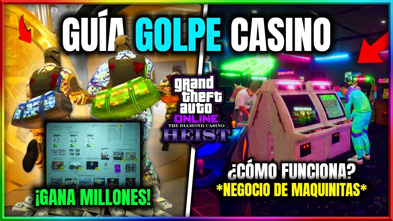 GUÍA *COMPLETA* GOLPE al CASINO - ARCADE, PUNTOS de INTERÉS, PREPARATORIAS y MÁS | GTA Online