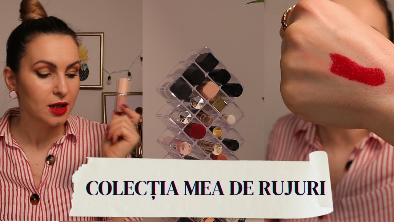 colectia mea de rujuri + review + declutter