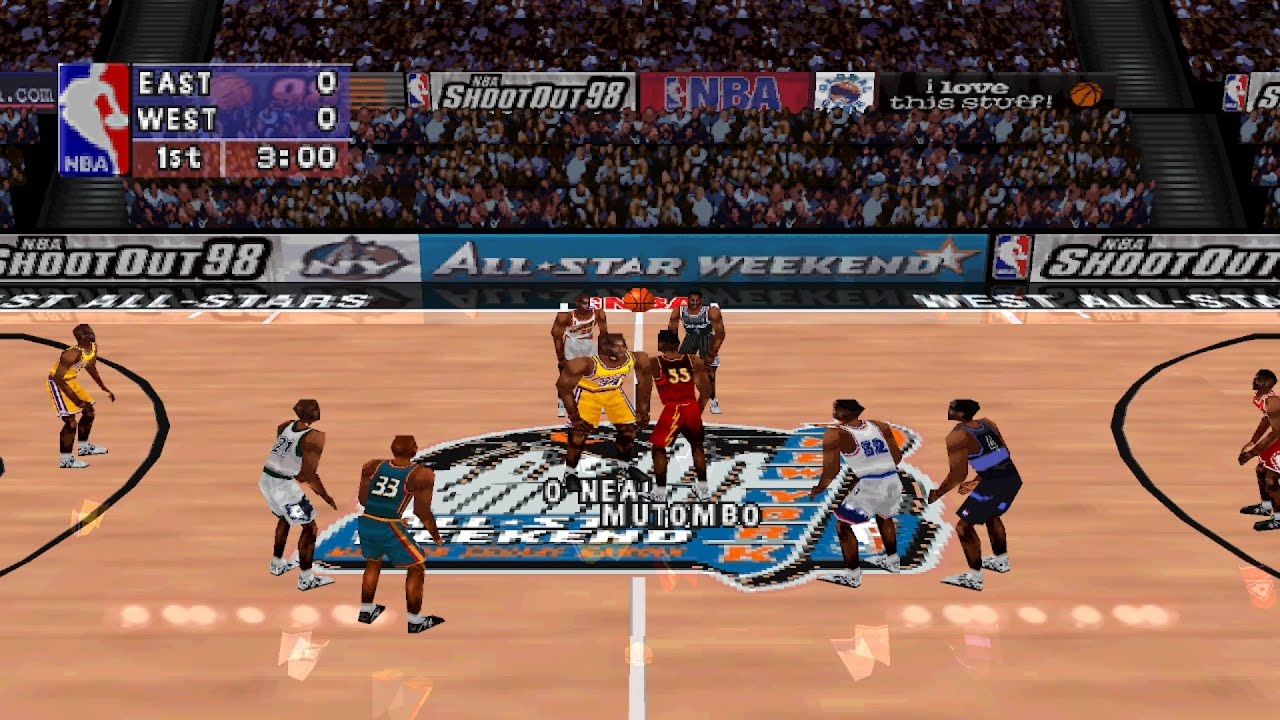 NBA ShootOut 98 (PS1) All Star Game