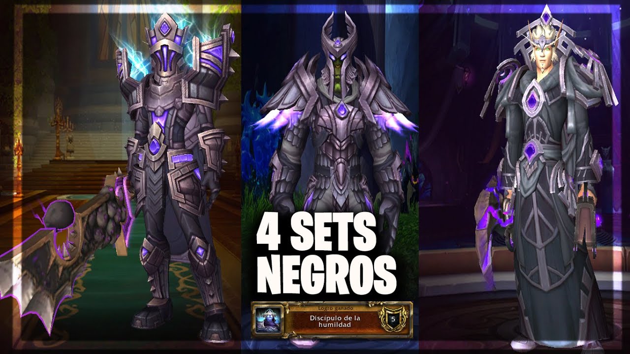 4 Sets Negros para todas las Clases: Discípulo de la Humildad Fácil Dragonflight