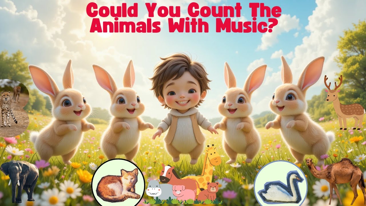 Learn To Count the Animals — Let’s Dance & Name Them All! 🐶🎶 3D Pop Dance Song for Kids