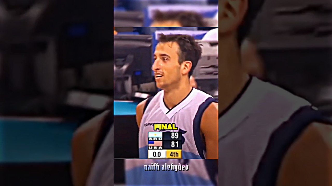 When Manu Ginobili Upset the Team USA 😲