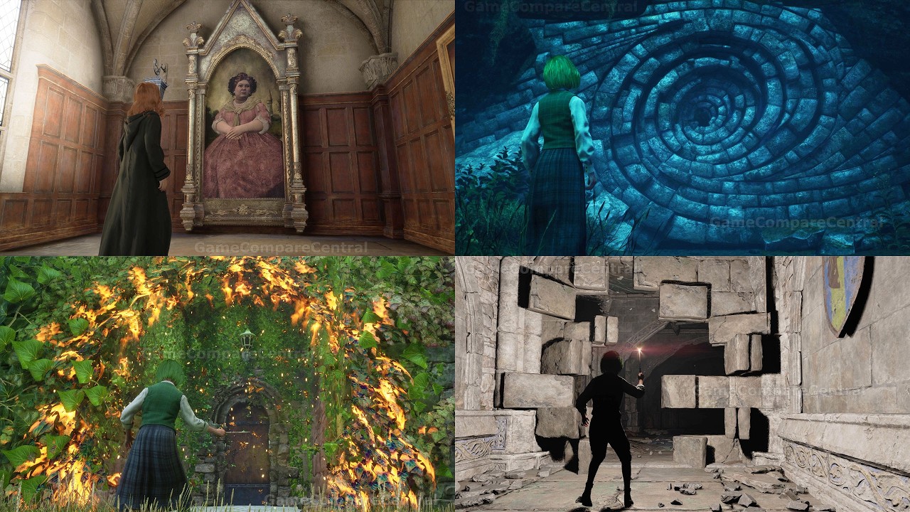 Hogwarts Legacy: Все секретные анимации скрытых комнат