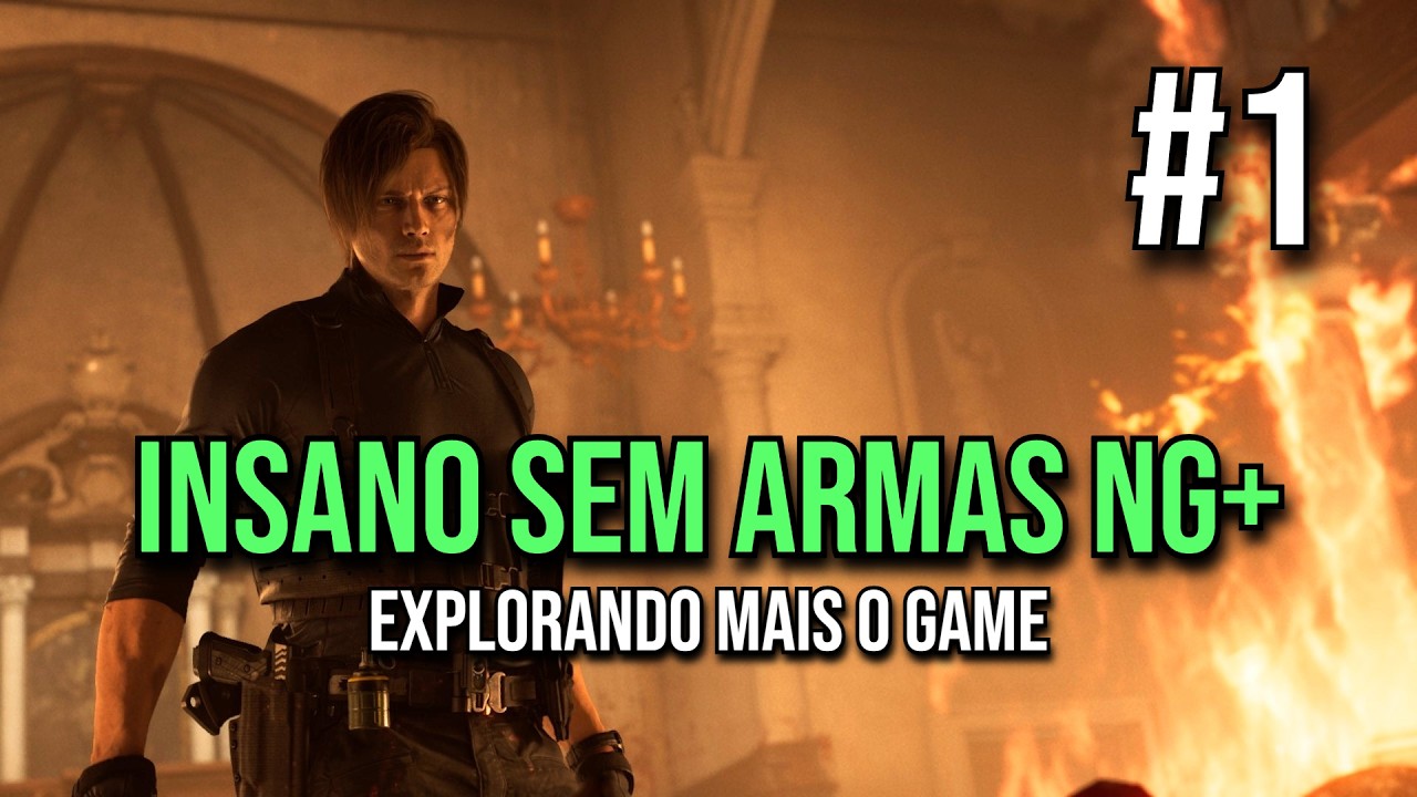 #4 Insano Sem Armas NG+ / Aproveitando mais o RE9!