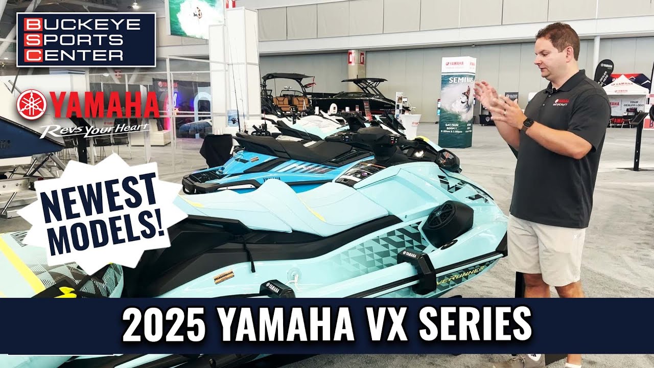 Подробный обзор серии Yamaha VX 2025 года (Deluxe, Cruiser, Limited и Limited HO)