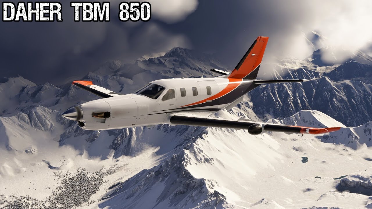 Daher TBM 850 ✈ Saint Crepin – Courchevel │ LFNC/34 – LFLJ/22