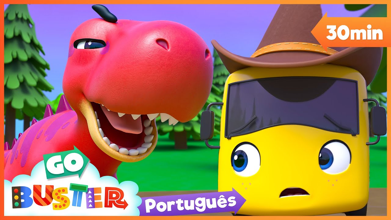 🦖 Buster Brinca com Dinossauros! 🦖 | Melhores Episódios | Go Buster em Português | Desenhos Animados