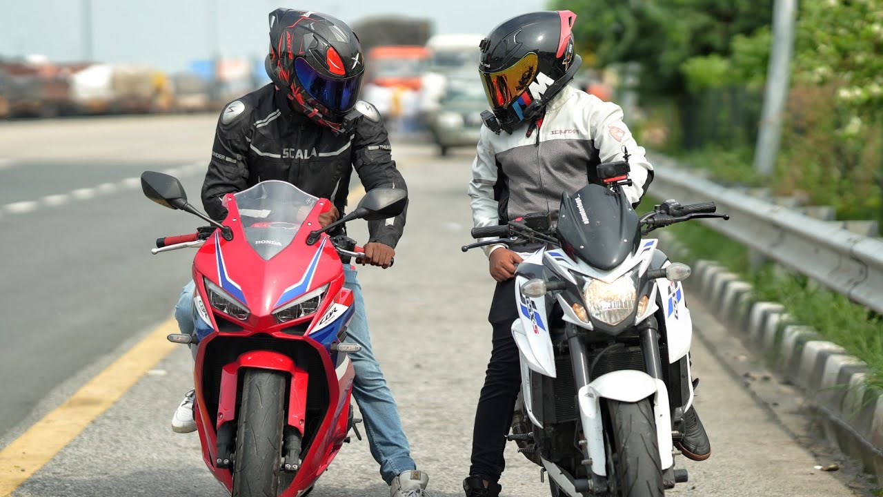 GSX-S750 VS 2025 CBR650R BLADE | Crazy Fun RACE!!