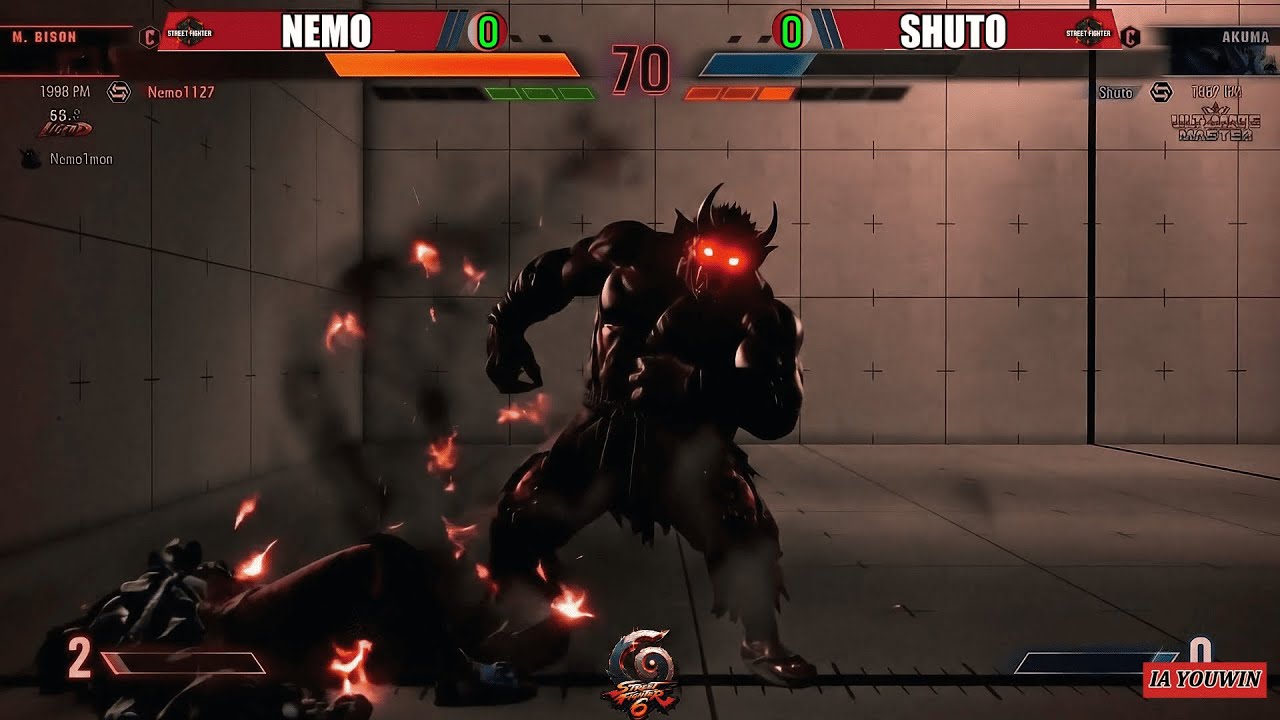 🎫 AKUMA is a Mythological Beast? NEMO VS SHUTO | AKUMA VS BISON |  #sf6replay #CFN #youwin #esports