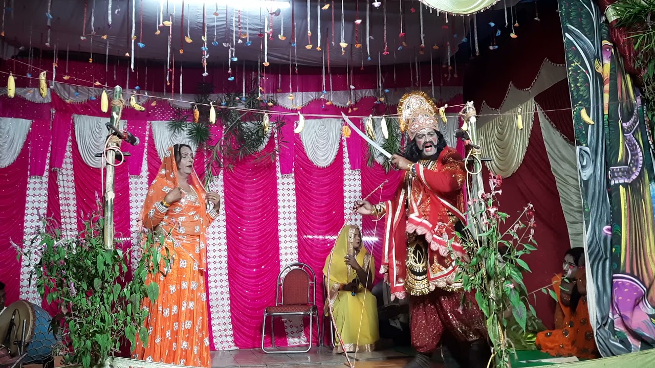रावण मंदोदरी संवाद। Ajorpur Ramleela 31st October 2021. Ravan Mandodari Samvaad. Seeta Ravan