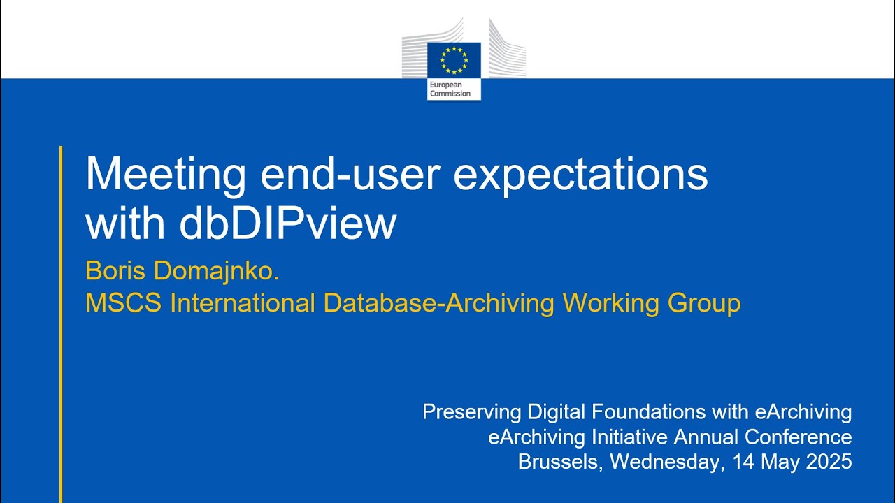 Meeting end-user expectations with dbDIPview