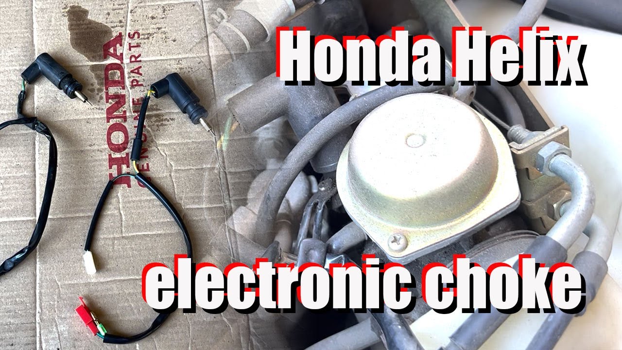 How to install an electronic choke on a Honda Helix